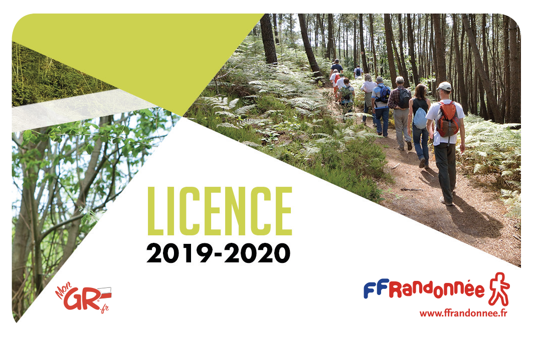 FFRANDONNEE CARTE LICENCE RECTO 2019 2020