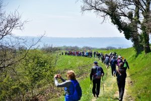 Randonnée accompagnée sur l'itinéraire jacquaire Conques Toulouse