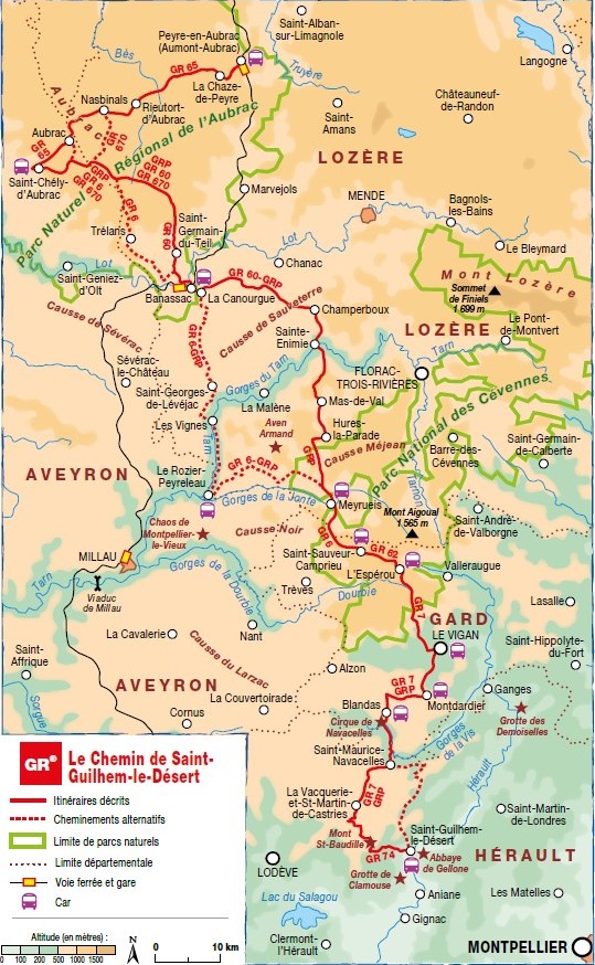 Chemin de St Guihem le Désert