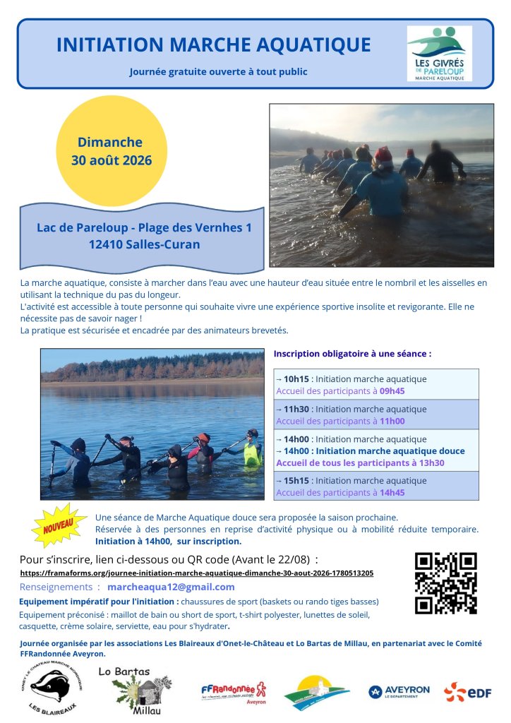 Journée d'initiation à la Marche Aquatique - dimanche 30 août 2026 à Salles-Curan 2 FLYER 30 AOUT 2026 (4) page 0001 (1)